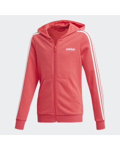 ADIDAS otroška jopa YG E 3S FZ HD CORPNK/WHITE