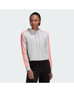 ADIDAS ženski pulover W 3S FT CRO HD DSHGRY/SEMTUR