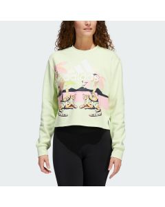 ADIDAS ženski pulover W FARM G CR CRW ALMLIM